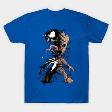 Load image into Gallery viewer, Baby Groot Venom Mashup Tshirt I am Groot tshirt Venom Groot funny Unisex Tshirt Top Tees