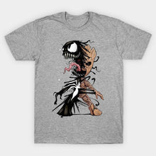 Load image into Gallery viewer, Baby Groot Venom Mashup Tshirt I am Groot tshirt Venom Groot funny Unisex Tshirt Top Tees